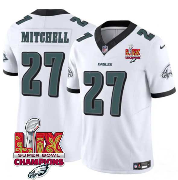 Men & Women & Youth Philadelphia Eagles #27 Quinyon Mitchell White 2025 Eagles Logo Super Bowl LIX Patch New F.U.S.E. Vapor Limited Stitched Jersey Dzhi,We sell and wholesale Men & Women & Youth Philadelphia Eagles #27 Quinyon Mitchell White 2025 Eagles Logo Super Bowl LIX Patch New F.U.S.E. Vapor Limited Stitched Jersey Dzhi on line form chian!